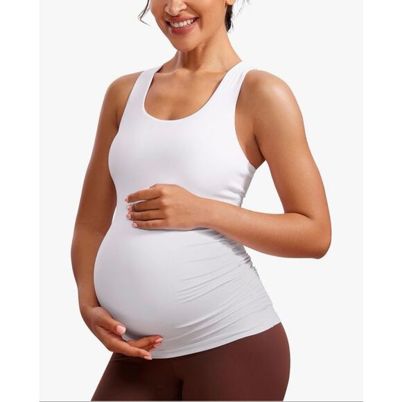 CRZ YOGA Butterluxe Maternity Tank Top - Picture 1 of 3
